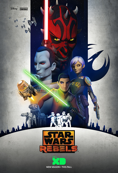 Звёздные войны: Повстанцы / Star Wars Rebels / Сезон: 4 / Серии: 1-16 (16) (Саймон Кинберг / Simon Kinberg, Дэйв Филони / Dave Filoni) [2017, Фантастика, мультсериал, приключения, WEB-DL 1080p] MVO (LostFilm) + Original + Subs (Eng)