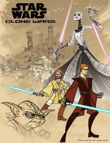 Звездные войны: Войны клонов / Клонические войны / Star Wars: Clone Wars / Сезон: 1-3 / Серии: 1-25 из 25 (Генндий Тартаковский / Genndy Tartakovsky) [2003-2005, США, Южная Корея, мультфильм, фэнтези, боевик, приключения, WEB-DL 1080p] Dub (NEXUS) + Sub (Rus, Eng) + Original Eng