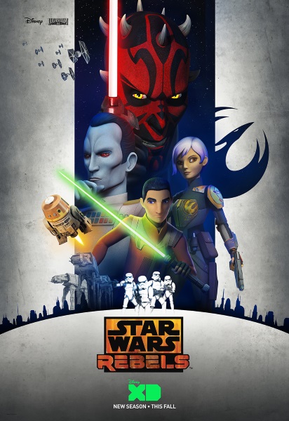 Звездные войны: Повстанцы / Star Wars Rebels / Сезон: 3 / Эпизоды: 1-22 из 22 (Саймон Кинберг / Simon Kinberg, Дэйв Филони / Dave Filoni) [2016, США, Фантастика, мультсериал, приключения, WEB-DL 1080p] Rus Sub