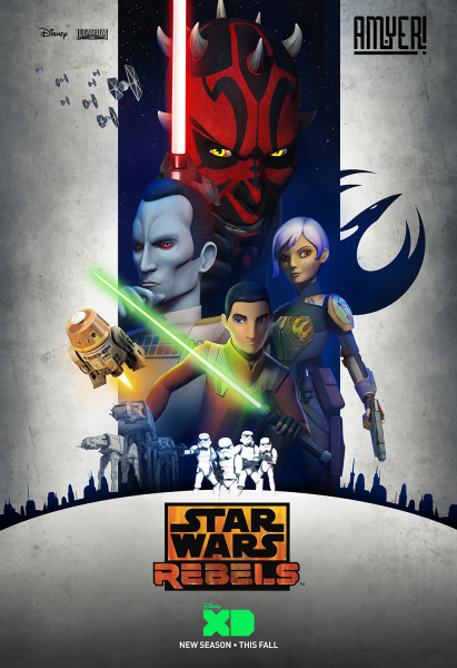 Звёздные Войны: Повстанцы / Star Wars Rebels / Сезон: 3 / Серии: 21 из 21 (Дэйв Филони/Dave Filoni, Саймон Кинберг / Simon Kinberg) [2016, США, Фантастика, Экшен, Приключения, WEB-DL] VO + Rus Sub