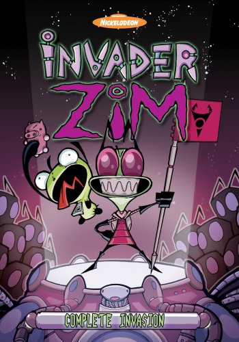 Захватчик Зим / Пришелец Зим / Invader Zim / Сезон: 1 / Серии: 1-5 из 12 (Стив Рессель / Steve Ressel) [2001, мультфильм, фантастика, боевик, комедия, приключения, DVDRemux] MVO (2x2) + Comments + Sub (Rus, Eng) + Original Eng