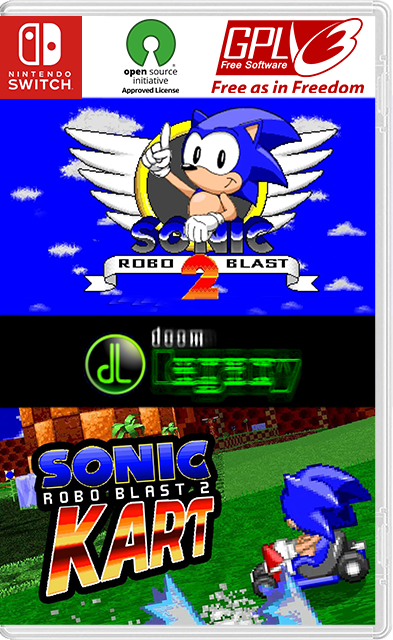 [Nintendo Switch] Sonic Robo Blast 2 + SRB2 Kart (DoomLegacy) [NSP][ENG]