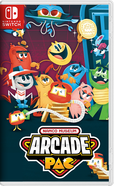 [Nintendo Switch] NAMCO Museum Arcade Pac / Archive Vol. 1-2 / Namcot Collection + 30 DLC (Pacman, Battle City, Tank Force, Galaga, Galaxian, Splatterhouse и пр.) [NSZ][ENG]