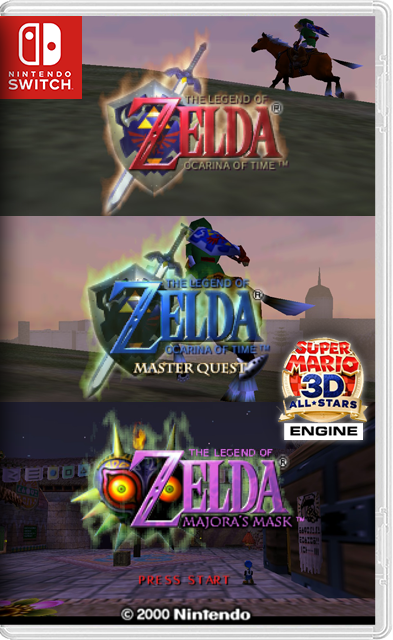 [Nintendo Switch] The Legend of Zelda N64 сборник на SM3DAS — Ocarina of Time / Master Quest / Majora's Mask [NSP][ENG]