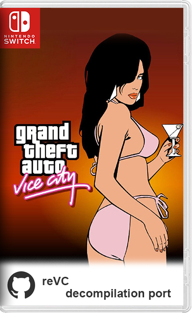 [Nintendo Switch] Grand Theft Auto: Vice City (GTA VC, неофициальный нативный порт reVC) [NSP][RUS/Multi6]