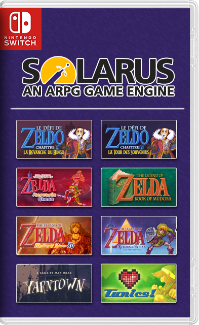 [Nintendo Switch] Solarus Engine + 10 игр (The Legend of Zelda: Mystery of Solarus XD, DX, XD2, Book of Mudora, Return of the Hylian SE и др.) [ENG][NSP]