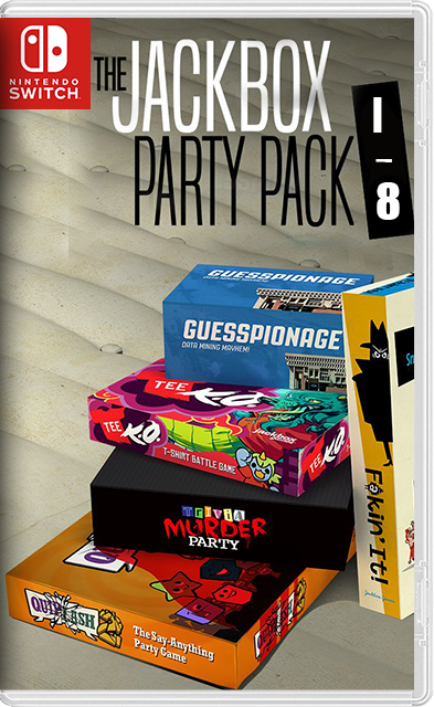 [Nintendo Switch] The Jackbox Party Pack 1 - 8 / Drawful 2 / Quiplash 1-2 / Fibbage XL [NSZ][ENG]