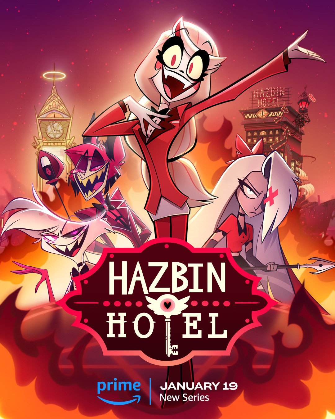 Отель Хазбин / Hazbin Hotel / Сезон: 1 / Серии: 8 из 8 (Вивьенн Медрано) [2024, США, Мультфильм, фэнтези, ужасы, драма, комедия, мюзикл, WEB-DL 1080p] DVO (FumoDub) + Original