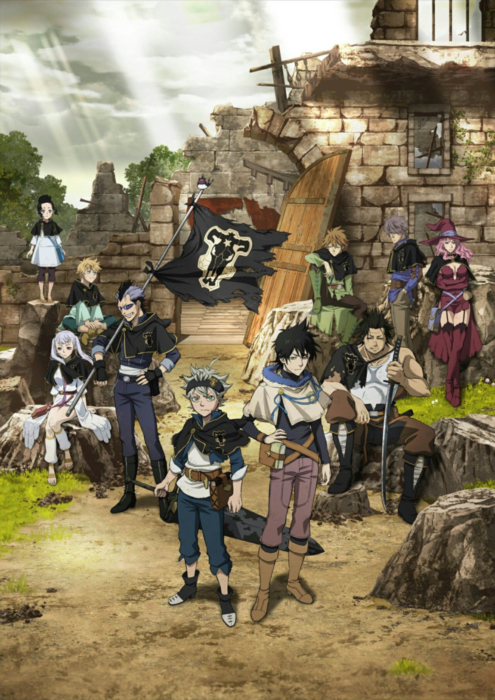 Чёрный клевер / Black Clover [TV] [1-76 из 102] [Без хардсаба] [RUS(int)] [2017, приключения, фэнтези, TVRip]