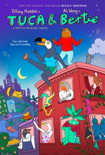 Тука и Берти / Tuca & Bertie / Сезон: 1 / Серии: 1-10 из 10 (Джеймс Боумен, Аарон Лонг / James Bowman, Aaron Long) [2019, США, Комедия, WEBRip 720p] MVO (NewStation) + Original + Eng, Rus Sub