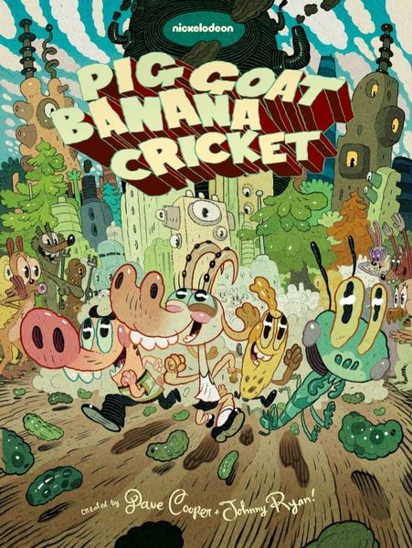 Свин Коза Банан Сверчок / Pig Goat Banana Cricket / Сезон: 1, 2 / Серии: 40 из 40 (Дэвид Сакс, Джонни Райан / David Sacks, Johnny Ryan) [2015, США, мультфильм, сюрреалистичная комедия, трэш, TVRip] Dub