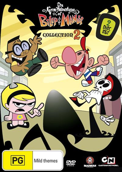 Ужасные Приключения Билли и Мэнди / The Grim Adventures of Billy and Mandy / Сезон: 2-4 / Серии: 32 из 77 (Максвелл Атомс, Джон Макинтайр, Расселл Калабрезе, Роберт Хьюз) [2004-2005, США, мультфильм, ужасы, фэнтези, комедия, семейный, DVDRip] Dub