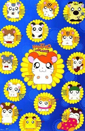 Hamtaro / Хамтаро [TV] [1-6, 10, 13 из 296] [Хардсаб] [ENG, Sub] [2000, мультфильм, фэнтези, комедия, приключения, семейный, DVDRip]