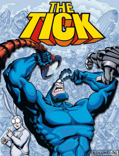 Тик-герой / The Tick / Сезон: 1,2,3 / Серии: 36 из 36 (Генри Таккер / Hank Tucker, Арт Вителло / Art Vitello) [1994-1997, США, комедия, приключения, мультфильм, DVDRemux] Dub (Fox Kids) + Original Eng