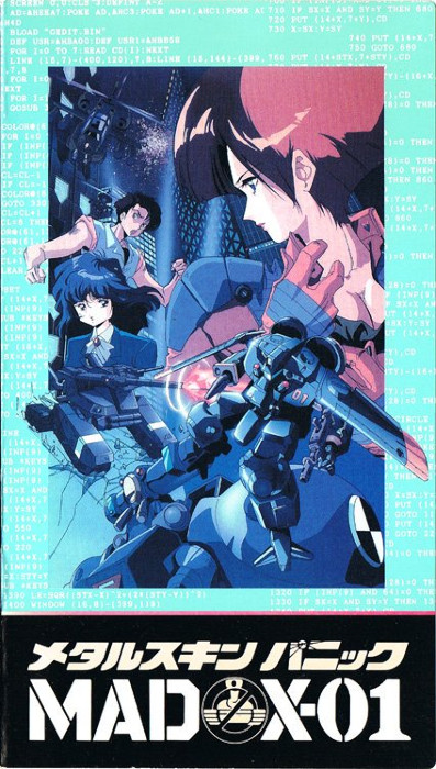 Мадокс-01 / Metal Skin Panic Madox-01 [OVA] [1 из 1] [Без хардсаба] [JAP+Sub] [1987, приключения, фантастика, меха, DTVRip]