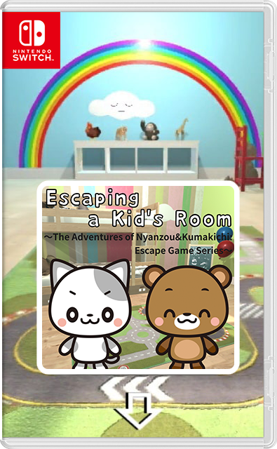 [Nintendo Switch] Escaping a Kid's Room: Escape Game Series, Cape's Escape, Cape's Escape 2nd room, Cape's Escape 2.5th Room [NSZ][ENG]