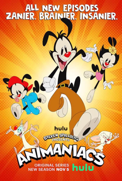 Озорные анимашки / Animaniacs / Сезон: 2 / Серии: 1-13 из 13 (Кэти Райс / Katie Rice, Бретт Вэрон / Brett Varon, Эдриэль Гарсиа / Adriel Garcia) [2021, США, мюзикл, комедия, приключения, семейный, WEB-DL 1080p] MVO (TVShows) + Original (Eng) + Sub (Eng, Spa)