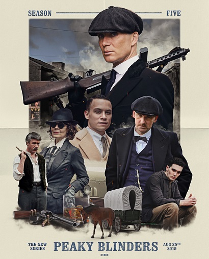 Острые козырьки / Peaky Blinders / Сезон: 5 / Серии: 1-6 из 6 (Тим Милантс / Tim Mielants) [2019, Великобритания, драма, криминал, BDRemux 1080p] Dub (Novamedia) + MVO (LostFilm) + DVO (Кубик в Кубе) + MVO (AlexFilm) + Original