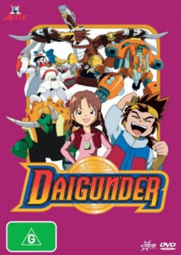 Дэйгандр / Daigunder / Bakuto Sengen Daigunder / Сезон: 1 / Серии: 1-9, 11-13, 15, 16 из 39 (Яно Хироюки / Yano Hiroyuki) [2002, приключения, меха, комедия, DVDRip, VHSRip] Dub (Ren-TV) + Original (Eng)