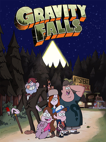 Гравити Фолз / Гравити Фоллс / Gravity Falls / Сезон: 1-2 / Серии: 1-40 из 40 (Алекс Хирш / Alex Hirsch) [2012, США, мультфильм, комедия, детектив, WEB-DL] Dub + VO + Original