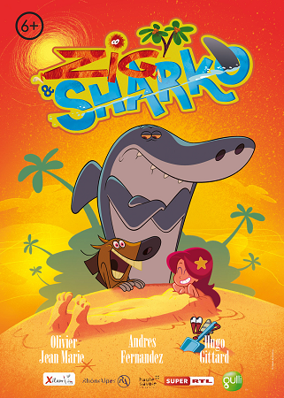 Зиг и Шарко / Zig & Sharko / Сезон: 2 / Серии: 1-26 (из 26) (Оливье Леларду / Olivier Lelardoux) [2016-2017, Франция, мультсериал, короткометражка, приключение, семейный, детский, WEBRip 1080p] Eng Sub