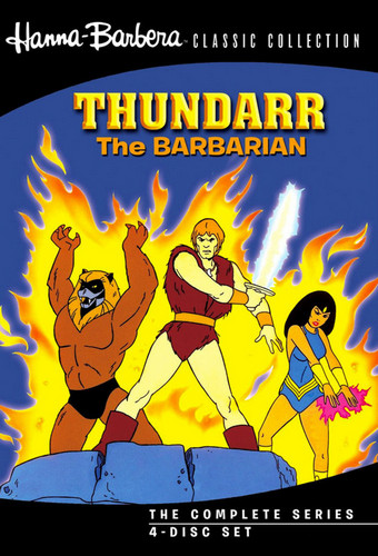 Тандарр-варвар / Громила-варвар / Thundarr the Barbarian / Сезон: 1 / Серии: 1 из 13 (Руди Ларрива / Rudy Larriva) [1980, Мультсериал, фэнтези, приключения, DVDRemux] AVO (Дольский) + VO (Трамвай-фильм) + Original