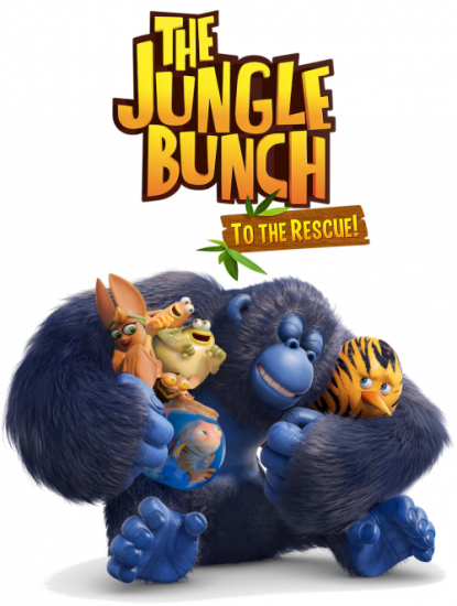 Отряд джунглей спешит на помощь / Les As de la Jungle à la Rescousse / The Jungle Bunch to the Rescue / Сезон: 1 / Серии: 52 из 52 (Давид Ало, Эрик Тости) [2011, Франция, комедия, приключения, семейный, WEB-DLRip] Dub [720]