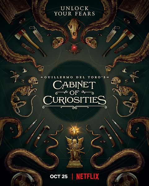 Кабинет редкостей Гильермо дель Торо / Guillermo del Toro's Cabinet of Curiosities / Сезон: 1 / Серии: 1-8 из 8 (Ана Лили Амирпур, Панос Косматос, Кэтрин Хардвик) [2022, США, Мексика, фантастика, триллер, HEVC, HDR10, Dolby Vision, WEB-DL2160p, 4K, Hybrid] Dub + Original + Sub (Rus, Eng)