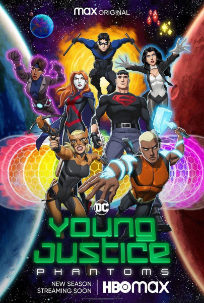 Юная Лига Справедливости: Фантомы / Young Justice: Phantoms / Сезон: 4 / Серии: 26 из 26 (Винтон Хёк, Кристофер Беркли, Кристина Сотта) [2021-2022, США, Боевик, Драма, Фантастика, WEB-DLRip] MVO + Rus Sub