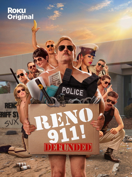 Рино 911! / Reno 911! Defunded / Сезон: 8 / Серии: 1-11 из 11 (Дэвид Линкольн / David Lincoln, Кристиан Хоффман / Christian Hoffman, Роберт Бен Гарант / Robert Ben Garant) [2022, США, комедия, пародия, псевдодокументальный, WEB-DL 1080p] MVO (BaibaKo) + Original Eng + Sub (Eng)