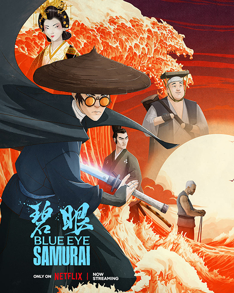 Голубоглазый самурай / Blue Eye Samurai / Сезон: 1 / Серии: 1-8 из 8 (Эрл А. Хибберт / Earl A. Hibbert, Майкл Грин / Michael Green, Алан Тейлор / Alan Taylor) [2023, США, мультфильм, боевик, триллер, драма, приключения, WEB-DLRip-AVC] MVO (TVShows) + Original (Eng) + Sub (Rus, Eng)