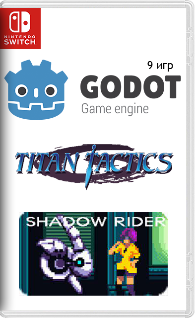 [Nintendo Switch] Godot Engine, 9 игр: Hunt for the Shadow Rider, Titan Tactics, Sealed Bite, Untold, Abusimbel Profanation, Haachamaware, Brotato и др. [NRO][ENG]