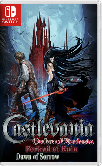 [Nintendo Switch] Castlevania Dominus Collection: Dawn of Sorrow / Portrait of Ruin / Order of Ecclesia / Haunted Castle [NSP][ENG]