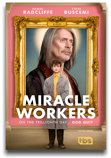 Чудотворцы / Miracle Workers / Сезон: 1 / Серии: 1-7 из 7 (Дэн Шимпф) [2019, США, комедия, фэнтези, WEB-DL 1080p] MVO (LostFilm) + VO (Кураж-Бамбей) + Original + Sub (eng)