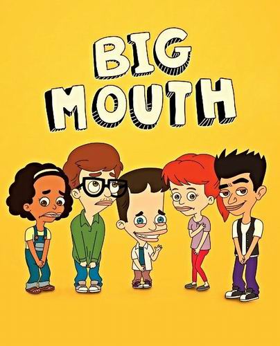 Большой рот / Big Mouth / Сезон: 1-5 / Серии: 1-51 из 51 (Джоэль Мосер / Joel Moser, Брайан Френсис / Bryan Francis, Майк Мэйфилд / Mike L. Mayfield) [2017, США, комедия, мелодрама, для взрослых, WEB-DLRip] MVO (HDrezka Studio)