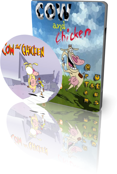 Корова и цыпленок / Коровка и Петушок / Cow and Chicken / Сезон: 1 / Серии: ? из 13; Сезон: 2 / Серии: ? из 13 (Robert Alvarez, John McIntyre) [1997, США, анимация, VHSRip] MVO