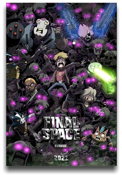 Крайний космос / Final Space / Сезон: 3 / Серии: 1-9 из 13 (Бен Бьелажак) [2021, США, фантастика,боевик, драма, комедия, приключения, WEB-DL 1080p] MVO (TVShows) + Original + Sub (Eng)