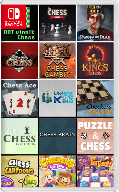 [Nintendo Switch] Chess and Checkers / Шахматы и шашки (34 шт., антология) [NSZ][RUS/ENG]