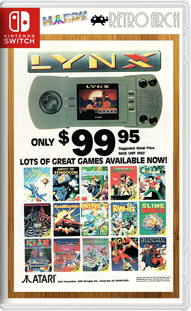 [Nintendo Switch] Atari Lynx + 89 игр (Retroarch, эмулятор Handy) [NSP][ENG]