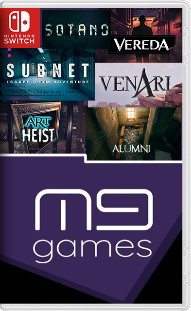 [Nintendo Switch] Сборник Escape Room Adventures от M9 Games: Venari / Art Heist / Subnet / Vereda / Alumni / Sotano [NSZ][ENG]