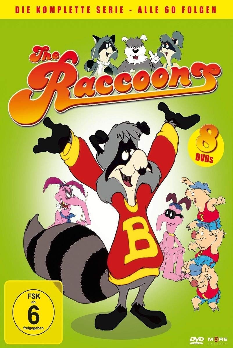 Еноты. Весь сериал / The Raccoons. The Complete Series / Сезон: 5 / Серии: 60 из 60 (Кевин Джиллис) [1985-1993, Канада, Приключения, семейный, 7 DVD9+DVD5 (Custom)] Dub 