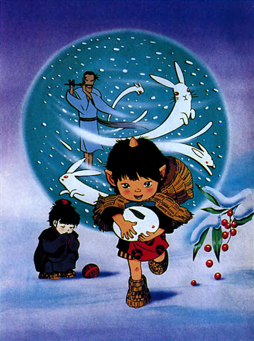 Малыш Они и Снежный Кролик / Oni no Ko to Yuki Usagi / Goblin and Snow Hare [Movie] [Хардсаб] [JAP+SUB] [1995, повседневность, фэнтези, WEBRip]