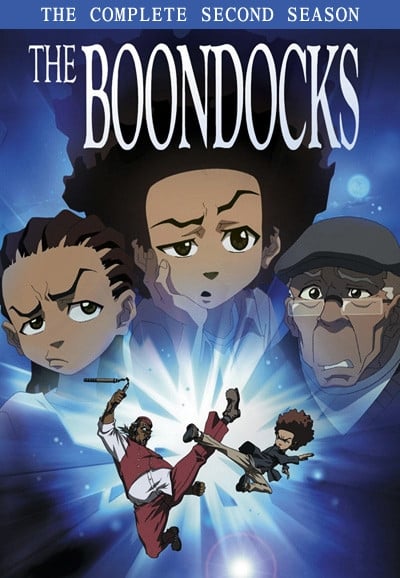 Гетто / The Boondocks / Сезон: 1-2 / Серии: 1-15 (15) 1-15 (15) (Seung Eun Kim, Anthony Bell, Kalvin Lee, Joe Horne, Sean Song) [2005-2008, Чёрная Комедия, Сатира, DVDRip-AVC] MVO (2x2)