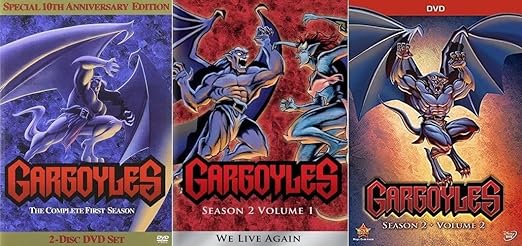 Гаргульи (горгульи) / Gargoyles / Сезон 1-2 из 3 / Серии: 1-65 из 78 (Грег Вайзман / Greg Weisman), [1994-1997, фэнтези, триллер, приключения, DVDRemux] DUB (Рен-ТВ) + DUB (СТС) + AVO (Кашкин) + original + com + sub (eng) + exclusive bonus